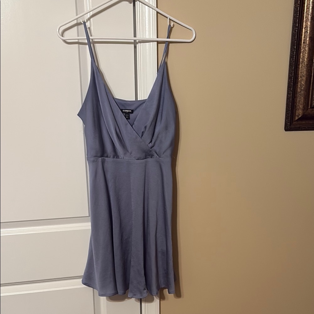 Stylish Lavender Spaghetti Strap Dress